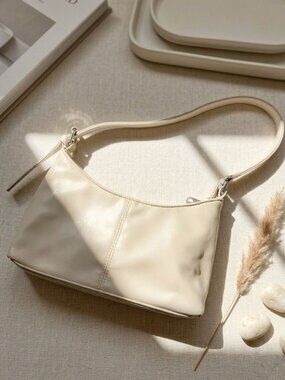 Pull&Bear Cream Shoulder Bag